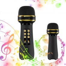 Microfon Fara Fir Karaoke SIKS, Wireless, Stereo, 4 Efecte Voce, Cu Acumulator, Boxa Integrata, Radio FM, Multifunctional, TF... Microfon Fara Fir Karaoke SIKS, Wireless, Stereo, 4 Efecte Voce, Cu Acumulator, Boxa Integrata, Radio FM, Multifunctional, TF...