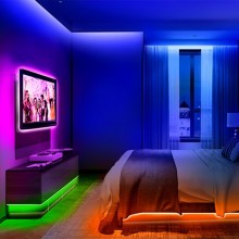 Kit Banda LED RGB SIKS cu Telecomanda, 300 LED-uri, Lungime 3m
