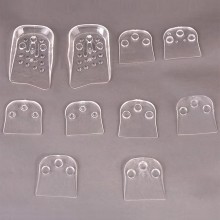 Set Talonete Inaltatoare SIKS Pentru Calcai, 2 Bucati, 5 cm, Silicon, Transparent