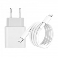 Incarcator SIKS, adaptor tip C to Lightning, Alb