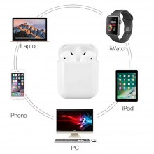 Casti Wireless SIKS Model 18, Bluetooth 5.0, HiFi Stereo, Alb Casti Wireless SIKS Model 18, Bluetooth 5.0, HiFi Stereo, Alb