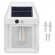 Lampa Solara de Perete SIKS Cu Bec LED, Pentru Exterior, Cu Senzor de Miscare si Lumina, Incarcare Solara, Acumulator Integra... Lampa Solara de Perete SIKS Cu Bec LED, Pentru Exterior, Cu Senzor de Miscare si Lumina, Incarcare Solara, Acumulator Integra...
