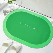 Covor de Baie Antiderapant SIKS, Model „Bathroom”, Oval, 57 x 38 cm, Verde Covor de Baie Antiderapant SIKS, Model „Bathroom”, Oval, 57 x 38 cm, Verde