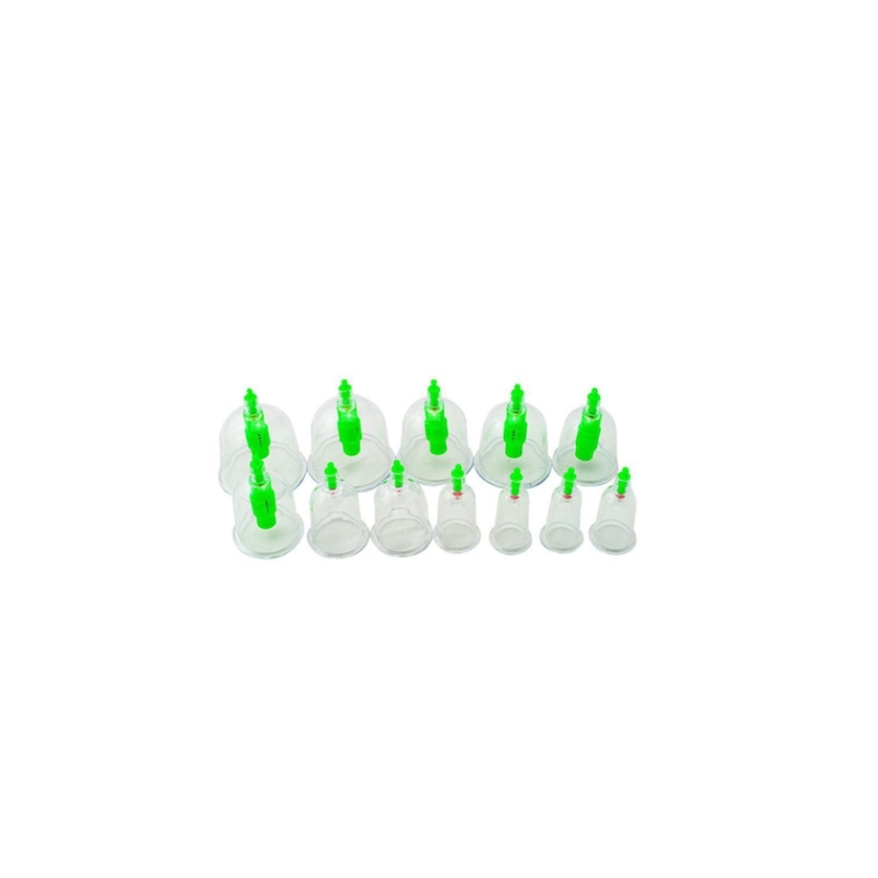Aparat vacuum SIKS® pentru terapie cu 12 ventuze medicinale, manual