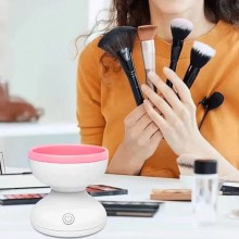 Aparat SIKS Pentru Curatare Pensule De Machiaj Electric, Dispozitiv Cu Rotire Automata, Conectare USB, Capat Lavabil Din Sili...