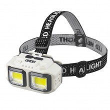Lanterna de cap LED SIKS, Profesionala, Incarcare USB, Senzor Miscare, 4 Moduri Lumina, 2 Nivele De Intensitate, Pentru Pescu...