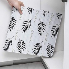 Protectie Antistropi Pentru Aragaz SIKS, Din Aluminiu, Reutilizabil, Pliabil, Panou Antistropire Pentru Gatit, Cu Model Frunz... Protectie Antistropi Pentru Aragaz SIKS, Din Aluminiu, Reutilizabil, Pliabil, Panou Antistropire Pentru Gatit, Cu Model Frunz...