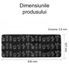 Protectie Antistropi Pentru Aragaz SIKS, Din Aluminiu, Reutilizabil, Pliabil, Panou Antistropire Pentru Gatit, Cu Model Cactu... Protectie Antistropi Pentru Aragaz SIKS, Din Aluminiu, Reutilizabil, Pliabil, Panou Antistropire Pentru Gatit, Cu Model Cactu...