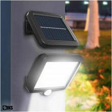 Lampa Solara LED SIKS Cu Telecomanda, Ajustabila, 120 COB LED, Senzor De Miscare Si Lumina, Baterie Inclusa 1200 mAh, 260 LM,...