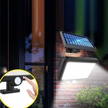 Lampa Solara LED SIKS Cu Telecomanda, Ajustabila, 120 COB LED, Senzor De Miscare Si Lumina, Baterie Inclusa 1200 mAh, 260 LM,... Lampa Solara LED SIKS Cu Telecomanda, Ajustabila, 120 COB LED, Senzor De Miscare Si Lumina, Baterie Inclusa 1200 mAh, 260 LM,...