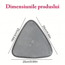 Rezerva Pentru Mop Cu Cap Triunghiular SIKS, Reglabil, Rotire 360 Grade, Maner Telescopic, Albastru