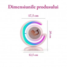 Set Complet Statie Smart Microfon Si Boxa Wireless SIKS Pentru Karaoke Cu Lumina RGB Led , Copii / Adulti, Kit 2 in 1, Aparat... Set Complet Statie Smart Microfon Si Boxa Wireless SIKS Pentru Karaoke Cu Lumina RGB Led , Copii / Adulti, Kit 2 in 1, Aparat...