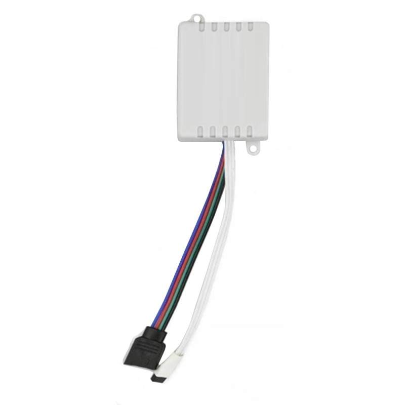 Controler Banda Led RGB SIKS, Alimentator Compatibil Cu Telecomanda 24 Taste si 44 Taste Fara WiFi, Alb