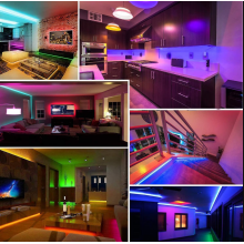 Controler Banda Led RGB SIKS, Alimentator Compatibil Cu Telecomanda 24 Taste si 44 Taste Fara WiFi, Alb