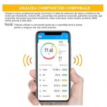 Cantar Inteligent EDAR, De Diagnostic Corporal, Electronic, De Baie, Antialunecare, Ecran LCD, Ultra Slim Design, Smart, Cu A... Cantar Inteligent EDAR, De Diagnostic Corporal, Electronic, De Baie, Antialunecare, Ecran LCD, Ultra Slim Design, Smart, Cu A...