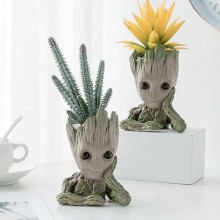 Ghiveci Groot Cel Ganditor EDAR Pentru Flori , Figurina, Gardienii Galaxiei, Decorare Birou, Suport Pixuri, 15cm Ghiveci Groot Cel Ganditor EDAR Pentru Flori , Figurina, Gardienii Galaxiei, Decorare Birou, Suport Pixuri, 15cm