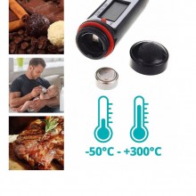 Termometru Alimentar EDAR Pentru Bucatarie, -50 - + 300 ° C, Metalic, Cu Tija, Digital, Pentru Mancare, Lichide, Alimente, Pentr Termometru Alimentar EDAR Pentru Bucatarie, -50 - + 300 ° C, Metalic, Cu Tija, Digital, Pentru Mancare, Lichide, Alimente, Pentr