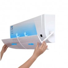 Deflector EDAR Universal De Aer Conditionat Extensibil, Protectie Curenti, Lungime Reglabila 56 - 100cm, Alb