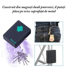 Dispozitiv Urmarire Portabil EDAR, GPS Mini A8, Urmarire LBS, Monitorizare In Timp Real, Microfon, Mesaje Si Apeluri Automate...