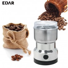 Rasnita Pentru Cafea EDAR, Electrica, 100g, 200 W, Din Otel Inoxidabil, Argintiu/Negru