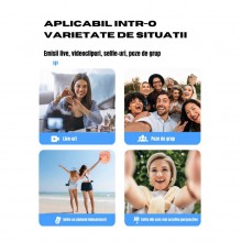 Suport Telefon Cu Lampa LED EDAR, YouTube, TikTok, Kit Pentru Vloguri 4 in 1 , Microfon Si Trepied, Compatibil IOS / Android ... Suport Telefon Cu Lampa LED EDAR, YouTube, TikTok, Kit Pentru Vloguri 4 in 1 , Microfon Si Trepied, Compatibil IOS / Android ...