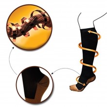 Sosete FARA Fermoar SIKS Pentru Stimularea Circulatiei, Culoarea Neagra, Marimea L/XL Sosete FARA Fermoar SIKS Pentru Stimularea Circulatiei, Culoarea Neagra, Marimea L/XL