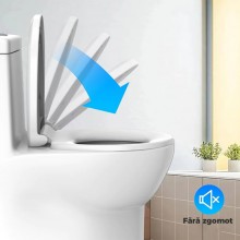 Colac WC EDAR Pentru Copii si Adulti, Capac 2 In 1, Cu Reductie, Prindere Magnetica, Soft Close, Plastic, Montare Si Demontar... Colac WC EDAR Pentru Copii si Adulti, Capac 2 In 1, Cu Reductie, Prindere Magnetica, Soft Close, Plastic, Montare Si Demontar...