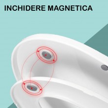 Colac WC EDAR Pentru Copii si Adulti, Capac 2 In 1, Cu Reductie, Prindere Magnetica, Soft Close, Plastic, Montare Si Demontar... Colac WC EDAR Pentru Copii si Adulti, Capac 2 In 1, Cu Reductie, Prindere Magnetica, Soft Close, Plastic, Montare Si Demontar...