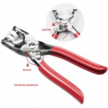 Cleste Profesional de Mercerie EDAR Pentru Montat/Nituit Capse , 50 De Capse Incluse, Cutie De Depozitare, Aparat Din Metal, ... Cleste Profesional de Mercerie EDAR Pentru Montat/Nituit Capse , 50 De Capse Incluse, Cutie De Depozitare, Aparat Din Metal, ...