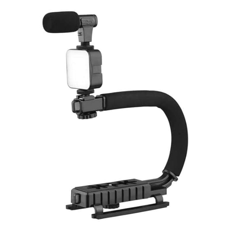 Kit Profesional EDAR De Vlogging Sau Podcast Youtube Cu Telecomanda, Trepied, Lumina LED Si Microfon, Compatibil Cu Aparat Fo... Kit Profesional EDAR De Vlogging Sau Podcast Youtube Cu Telecomanda, Trepied, Lumina LED Si Microfon, Compatibil Cu Aparat Fo...