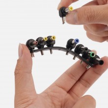 Incarcator Universal Pentru Laptop EDAR, Negru, Cu 8 Conectori Pentru Priza