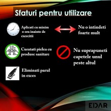 Banda Kinesiologica EDAR pentru suportul muschilor, pentru sportivi si atleti, Negru Banda Kinesiologica EDAR pentru suportul muschilor, pentru sportivi si atleti, Negru