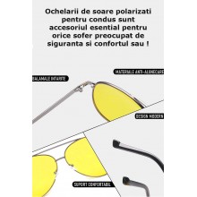 Pachet Premium Complet EDAR, Ochelari De Condus Pe Timp De ZI+ Ochelari De Condus Pe Timp De NOAPTE , 2 Tocuri Incluse, Polar... Pachet Premium Complet EDAR, Ochelari De Condus Pe Timp De ZI+ Ochelari De Condus Pe Timp De NOAPTE , 2 Tocuri Incluse, Polar...