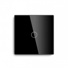 Intrerupator Lumina Cu Touch EDAR Din Sticla Securizata, De Perete, Iluminare LED, Ecran Tactil, Elegant, 1 Faza, Negru Intrerupator Lumina Cu Touch EDAR Din Sticla Securizata, De Perete, Iluminare LED, Ecran Tactil, Elegant, 1 Faza, Negru
