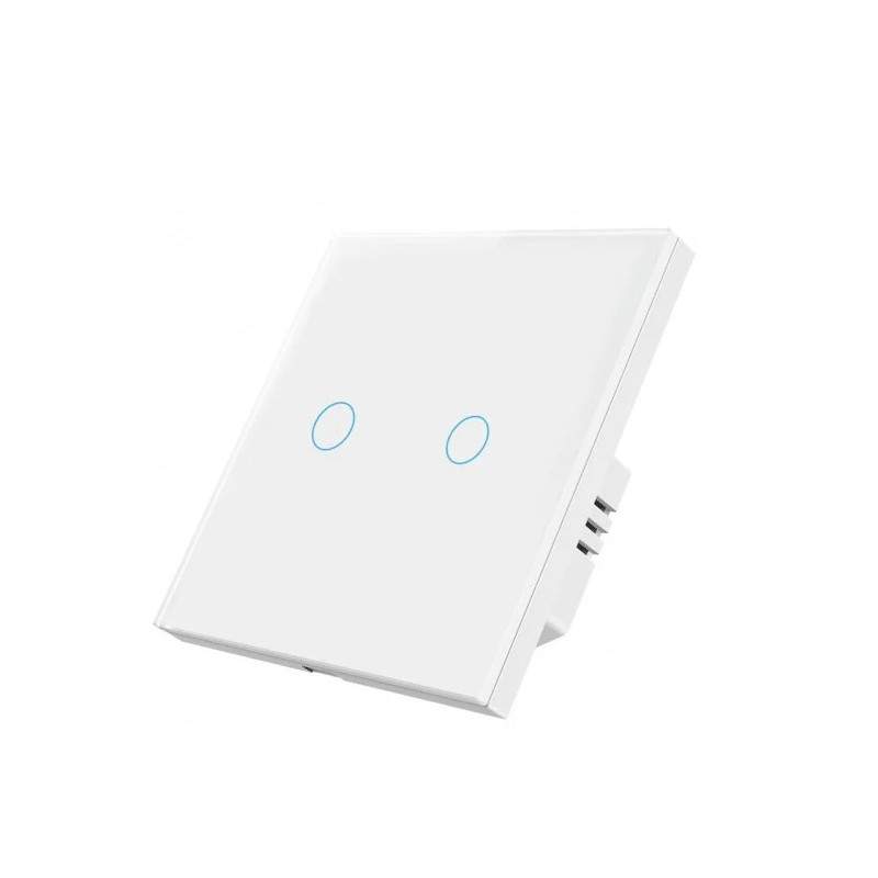 Intrerupator Lumina Dublu Cu Touch SIKS Din Sticla Securizata, De Perete, Serie 2024, Iluminare LED, Ecran Tactil, Elegant, 2... Intrerupator Lumina Dublu Cu Touch SIKS Din Sticla Securizata, De Perete, Serie 2024, Iluminare LED, Ecran Tactil, Elegant, 2...