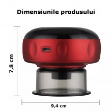 Aparat De Masaj 3 in 1 Cu Infrarosu Si Vacuum EDAR, Tonifiere, Scraping Massager, Anticelulitic, Slabire , Rosu/Negru Aparat De Masaj 3 in 1 Cu Infrarosu Si Vacuum EDAR, Tonifiere, Scraping Massager, Anticelulitic, Slabire , Rosu/Negru
