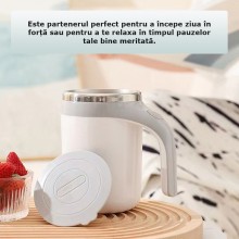Cană Magnetică EDAR Inteligentă cu Auto-Amestecare, Tip Termos, Cana Mixer Pentru Cafea Din Oțel Inoxidabil , Electrica, Cu C... Cană Magnetică EDAR Inteligentă cu Auto-Amestecare, Tip Termos, Cana Mixer Pentru Cafea Din Oțel Inoxidabil , Electrica, Cu C...