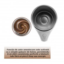 Cană Magnetică EDAR Inteligentă cu Auto-Amestecare, Tip Termos, Cana Mixer Pentru Cafea Din Oțel Inoxidabil , Electrica, Cu C... Cană Magnetică EDAR Inteligentă cu Auto-Amestecare, Tip Termos, Cana Mixer Pentru Cafea Din Oțel Inoxidabil , Electrica, Cu C...