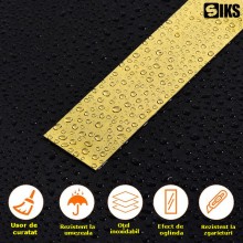 Banda Decorativa Autoadeziva Cu Efect de Oglinda SIKS Din Otel Inoxidabil Nichelat, Tip Rola Autocolant Pentru Design Perete,... Banda Decorativa Autoadeziva Cu Efect de Oglinda SIKS Din Otel Inoxidabil Nichelat, Tip Rola Autocolant Pentru Design Perete,...