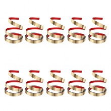 Set 10 x Banda Decorativa Autoadeziva Cu Efect de Oglinda SIKS Din Otel Inoxidabil Nichelat, Tip Rola Autocolant Pentru Desig...