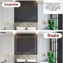 Banda Decorativa Autoadeziva EDAR Din Otel Inoxidabil Nichelat, Dimensiune 200 x 1 cm, Tip Rola Autocolant Pentru Design Pere... Banda Decorativa Autoadeziva EDAR Din Otel Inoxidabil Nichelat, Dimensiune 200 x 1 cm, Tip Rola Autocolant Pentru Design Pere...