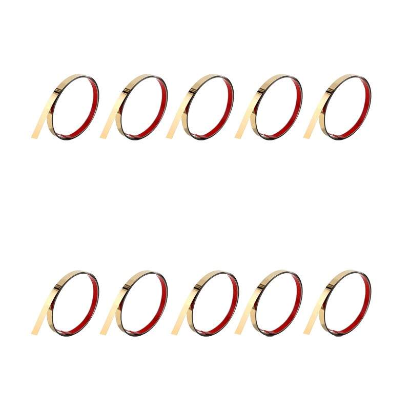 Set 10 x Banda Decorativa Autoadeziva EDAR Din Otel Inoxidabil Nichelat, Dimensiune 200 x 1 cm, Tip Rola Autocolant Pentru De... Set 10 x Banda Decorativa Autoadeziva EDAR Din Otel Inoxidabil Nichelat, Dimensiune 200 x 1 cm, Tip Rola Autocolant Pentru De...