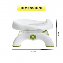 Olita Portabila SIKS Pentru Calatorie 2 in 1, Pliabila, Functie De Reductor WC, Suport Punga, Anti Alunecare, Cu Picioare Rab... Olita Portabila SIKS Pentru Calatorie 2 in 1, Pliabila, Functie De Reductor WC, Suport Punga, Anti Alunecare, Cu Picioare Rab...