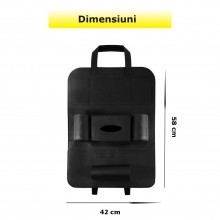 Organizator Universal SIKS Pentru Scaun Auto, 8 compartimente / Buzunare, Impermeabil, Negru Organizator Universal SIKS Pentru Scaun Auto, 8 compartimente / Buzunare, Impermeabil, Negru