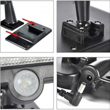 Proiector Solar SIKS De Perete Cu 160 LEDuri COB Cu Conectare Portabila Pentru Interior / Exterior, Cu 3 Moduri De Functionar...