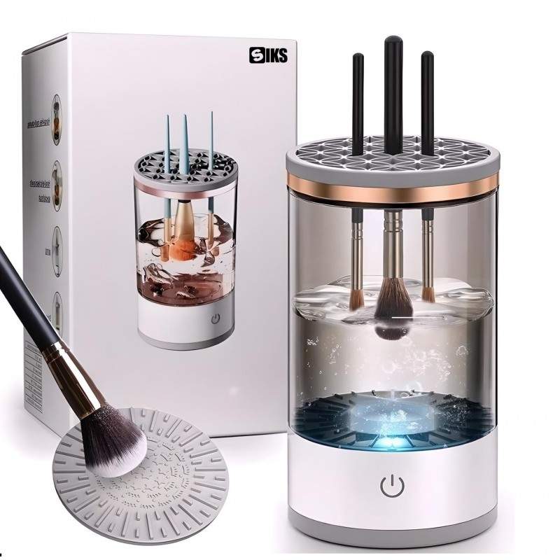 Dispozitiv Automat SIKS Pentru Curatarea Si Uscarea Pensulelor De Machiaj, 7000 RMP, Cu Incarcare USB, Cu Ultrasunete, 95x95x... Dispozitiv Automat SIKS Pentru Curatarea Si Uscarea Pensulelor De Machiaj, 7000 RMP, Cu Incarcare USB, Cu Ultrasunete, 95x95x...