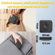 Incarcator Wireless SIKS Magnetic 3 in 1, Pliabil, Universal, Incarcare Rapida 15W, Cablu USB Tip C inclus, Compatibil Cu App... Incarcator Wireless SIKS Magnetic 3 in 1, Pliabil, Universal, Incarcare Rapida 15W, Cablu USB Tip C inclus, Compatibil Cu App...