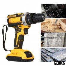 Trusa Bormasina Cu Percutie SIKS, Cu 26 De Accesorii, 2 Acumulatori De 36V Inclusi, Autofiletanta, Mod Infiletat, Mod Gaurit ...