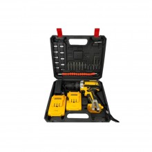 Trusa Bormasina Cu Percutie SIKS, Cu 26 De Accesorii, 2 Acumulatori De 36V Inclusi, Autofiletanta, Mod Infiletat, Mod Gaurit ... Trusa Bormasina Cu Percutie SIKS, Cu 26 De Accesorii, 2 Acumulatori De 36V Inclusi, Autofiletanta, Mod Infiletat, Mod Gaurit ...