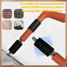 Mini Pistol SIKS Manual Pentru Fixarea Cuielor Pe Perete, Lungime 30 cm, Calibru 7.3 cm, Pneumatic, Accesorii, Ochelari De Pr... Mini Pistol SIKS Manual Pentru Fixarea Cuielor Pe Perete, Lungime 30 cm, Calibru 7.3 cm, Pneumatic, Accesorii, Ochelari De Pr...